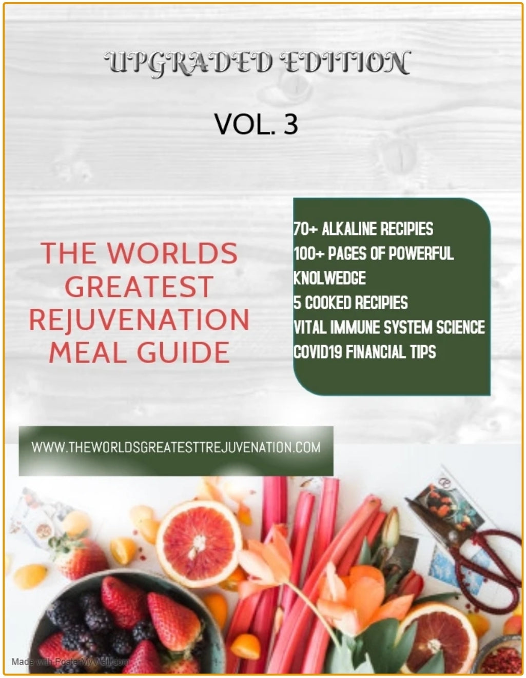 Minister Yada: The World’s Greatest Rejuvenation Meal Guide VOL 3